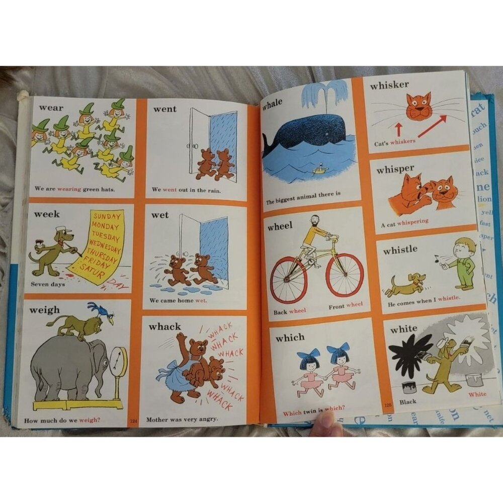 Vintage The Cat in the Hat Beginner Book Dictionary Hardcover | Dr. Seuss | P.D. - Picture 9 of 13